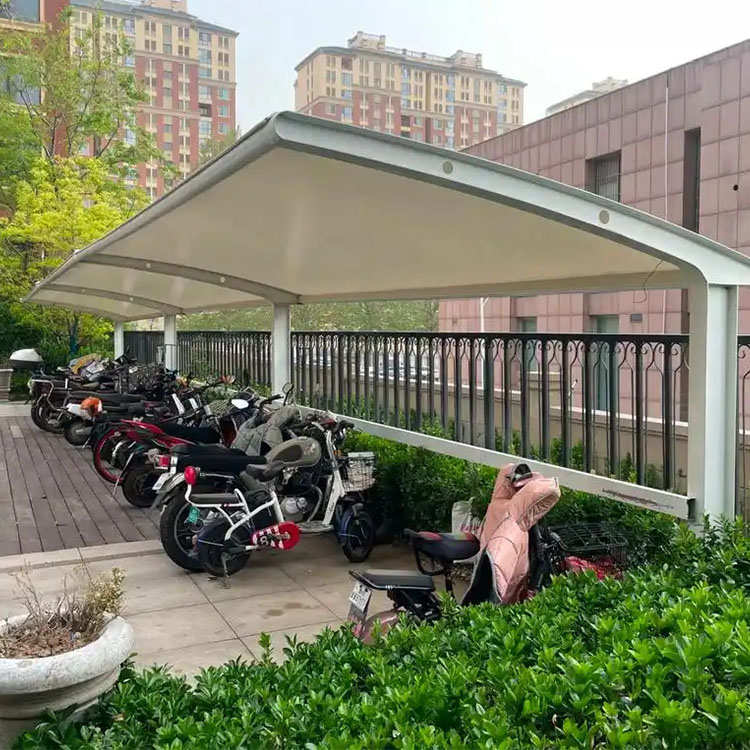 龙川县膜结构电动车棚